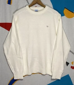 Suéter Vintage Años 70 Ocean Pacific Grande Blanco Pullover Surf Esquí Retro Años 80 - Imagen 1 de 8