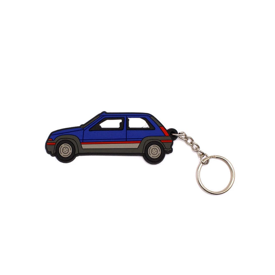 PORTE-CLÉS RENAULT SUPER 5 GT TURBO PHASE 1 BLEUE - Photo 1/1