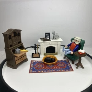 Playmobil 5310 Living Room Fireplace Set For Victorian Mansion 1989 Incomplete - Picture 1 of 7