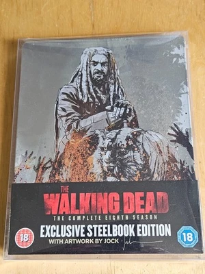 THE WALKING DEAD : THE COMPLETE EIGHTH SEASON 8 - UK BLU RAY STEELBOOK -NEW/SEAL - Image 1 of 3