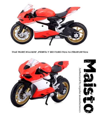 DUCATI 1199 SUPERLEGGERA SPORT BIKE NEW 1:18 MOTORCYCLE REPLICA MODEL BY MAISTO - Image 1 of 4