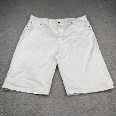 Levis 569 Shorts Men Size 38 White Loose Fit Denim - Image 1 of 4