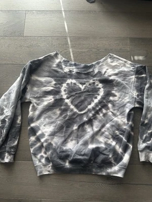 Urban Outfitters Tie Dye Corazón Sudadera Para Mujer XL Pullover Cuello Redondo Gris Foto 1 de 4