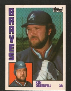 1984 Topps Traded Limited Edition Tiffany #85T - Ken Oberkfell 84-1334 - Picture 1 of 2