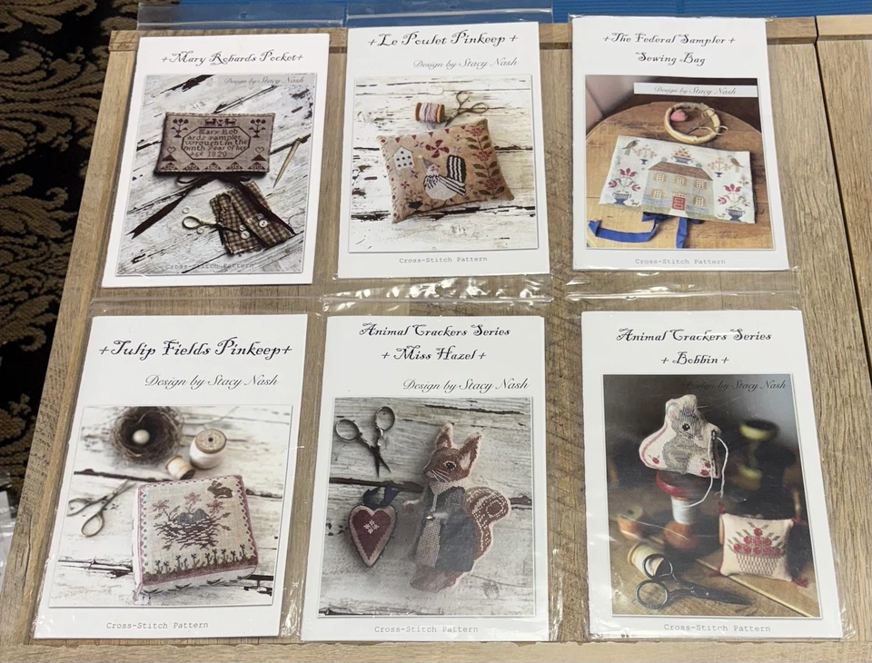Stacy Nash Cross-Stitch Pattern Bundle - 6 Different Patterns (see Desc. ) New - Image 1 of 4