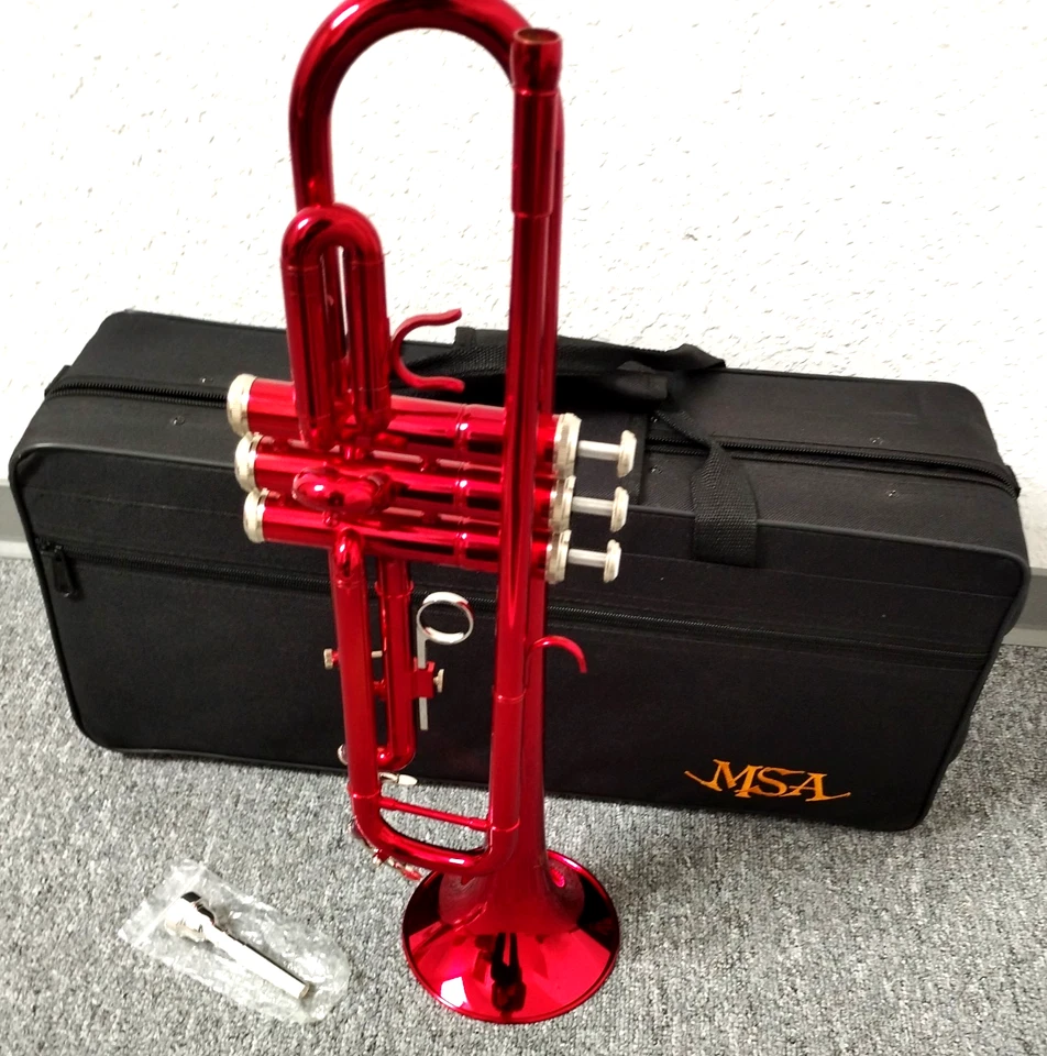 Trompete Bb MSA + Koffer kit für Reinigung - Bild 1 von 4