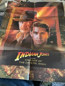 Indiana Jones Kingdom Crystal Skull 2008 Movie Poster Ford Shia LaBeouf GEBRAUCHT - Bild 1 von 3