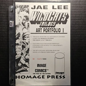 Jae Lee: WildCats Trilogy, Art Portfolio I, #0437/3000 - Picture 1 of 8