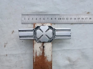 Old Original Alfa Romeo Shamrock Style Badge Alfetta Gulietta Giulia - Foto 1 di 4