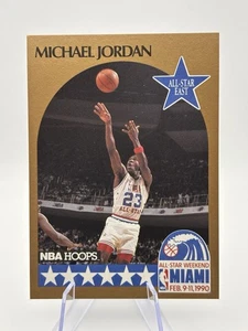 1990-91 NBA Hoops - All-Star Game Michael Jordan #5- Chicago Bulls - Picture 1 of 2