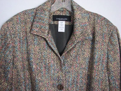 Womens Jones New York Woman Plus Blazer Jacket Size 18WP Petitie Woven NWOTs! - Image 1 of 4