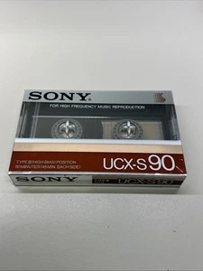 SONY UCX-S 90 TIPO II NASTRO A CASSETTA VUOTO (1) (SIGILLATO) - Foto 1 di 5