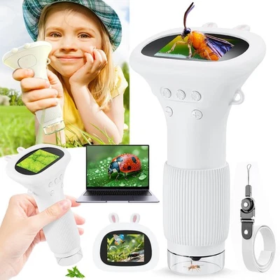 1000X Handheld Microscope for Kids Digital Microscope 2'' Kids Magnifying Glass - Image 1 of 4