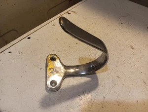 Vintage Chrome over Bronze Brass? Boat Ring Buoy Holder Life Ring Saver Hook - Bild 1 von 18