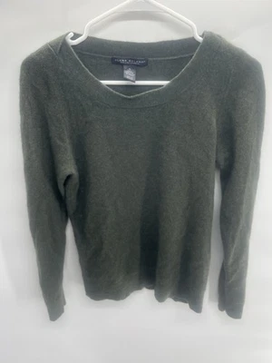 Elena Solano long-sleeve crewneck sweater 2 Ply cashmere Green Large  - Image 1 of 4