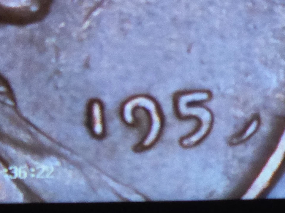 1950 wheat penny ERROR Missing Last Digit - Image 1 of 4