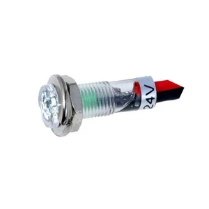 R9-79L-11-24GREEN indicator light: LED flat green 24VDC Ø5.2mm IP40 cables SC - Picture 1 of 1
