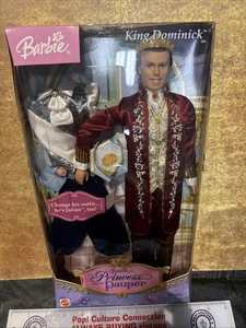 Barbie Ken como "Princesa y el Mendigo" Muñeca Rey Dominick 2004 Mattel C5774 - Imagen 1 de 4