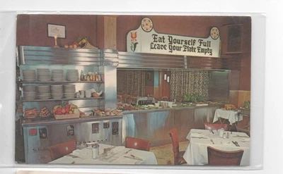 MILLER'S SMORGASBORD Lancaster PA Standard Chrome Postcard EX - Image 1 of 2