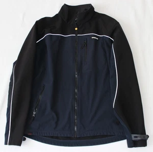 Caterpillar Workwear Jacke Herren Large schwarz & blau isoliert durchgehender Reißverschluss - Bild 1 von 19