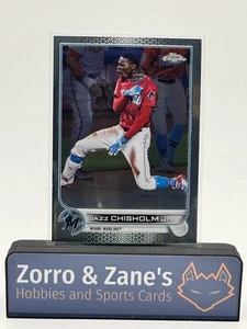 JAZZ CHISHOLM JR.  2022 Topps Chrome - #91 Miami Marlins - Picture 1 of 2
