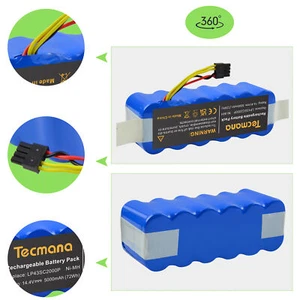 14,4V 5Ah Batteria per Ariete Briciola 2711 2712 2717 Deebot CR120 LP43SC2000P - Foto 1 di 13
