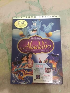 Disney’s Aladdin (DVD, 2004, 2-Disc Set, Special Platinum Edition) - Picture 1 of 4