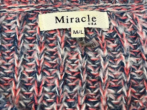 Miracle Damen M/L Mehrfarbig Pullover Pulli Chucky Strick Taschen Boho Y2K  - Bild 1 von 6