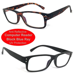 1 o 2 pares de lentes antirreflectantes tintadas para computadora profesional protección contra los rayos UV - Imagen 1 de 9