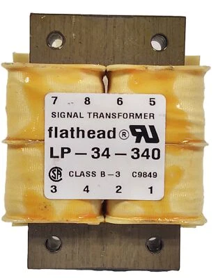 Signal Transformer LP-34-340 flathead Class B-3 Step-down Transformer - Image 1 of 4