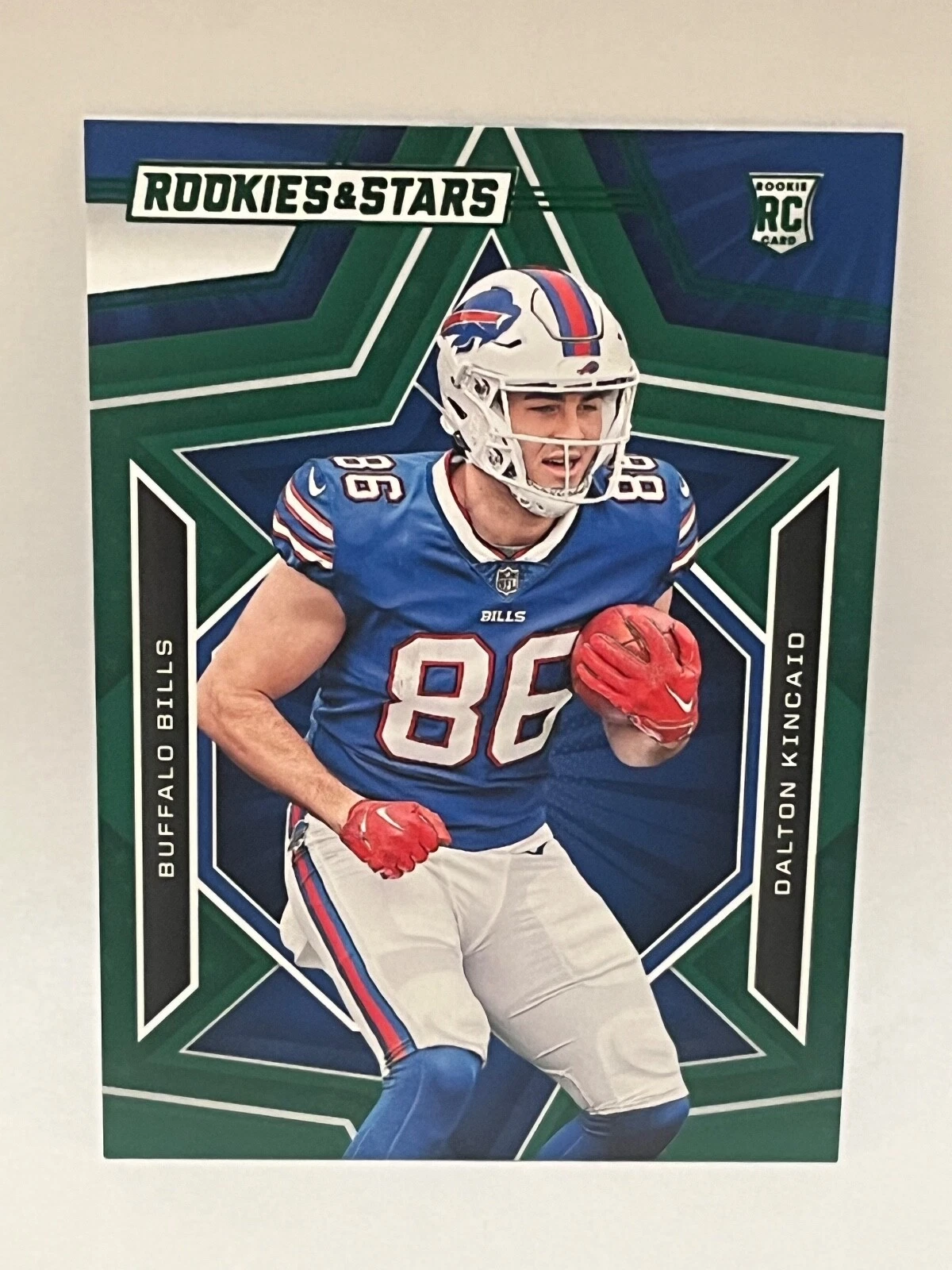 2023 Panini Rookies & Stars #125 DALTON KINCAID RC Green Parallel Buffalo Bills