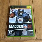 Madden NFL 07 Microsoft Xbox 2006 Complete In Box Tested And Working 