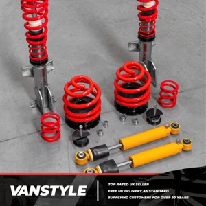 FOR VAUXHALL VIVARO 01-14 X82 X83 X-SPORT V-MAXX ADJUSTABLE HEIGHT COILOVER KIT - Picture 1 of 12