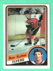 (1) Ron Sutter 1984-85 O-Pee-Chee # 170 Flyers  Rookie Creased Card (G2435)