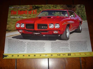 1970 PONTIAC GTO THE JUDGE ORIGINAL 2013 ARTICLE - Bild 1 von 3
