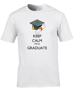 Graduate Mens T-Shirt Graduation Gift Idea University Student Cool Funny Joke - Picture 1 of 1