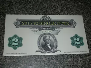 2015 $2 Single Note SF, Dallas, and NY LOT of three (3) - Picture 1 of 6