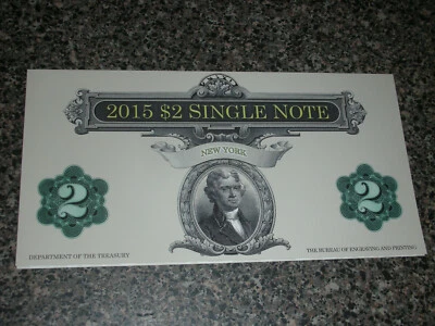 2015 $2 Single Note SF, Dallas, and NY LOT of three (3) - Image 1 of 4