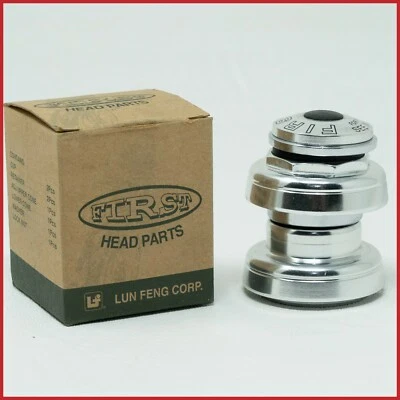NOS FIRST 1 INCH HEADSET THREADLESS VINTAGE OLD MTB NEW 90s ROAD STEEL AHEAD - Image 1 of 4