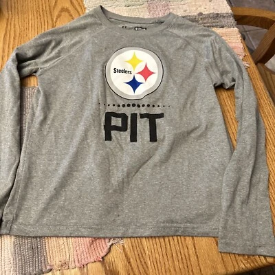 NFL Combine Authentic Steelers  LS Shirt Youth SM Under Armour Heatgear Soft - Image 1 of 4