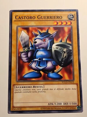 Beaver Warrior●YUGIOH●YGLD●2015●COMMON●ITALIAN●NM●Y19 - Image 1 of 2