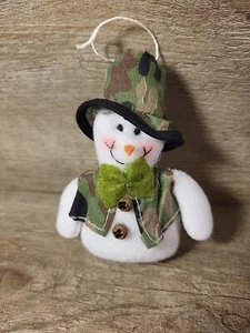 Oriental Trading Co. Militär Camouflage Soldat Schneemann Plüsch Weihnachtsschmuck 23C - Bild 1 von 5