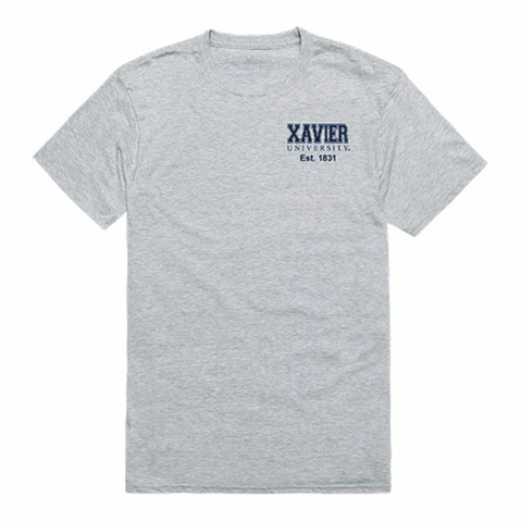 Xavier University Musketeers Practice T-Shirt Heather Grey Cover