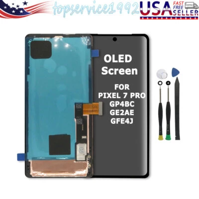 Conjunto de pantalla LCD para Google Pixel 7 Pro GFE4J GP4BC GE2AE + bisel Foto 1 de 4