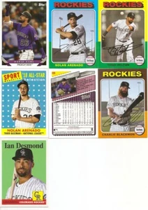 2019 Topps Archives Colorado Rockies Team Set w/ SP (7) - Picture 1 of 1