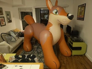 PuffyPaws Inflatable Hunter Coyote Ride On Toy - Picture 1 of 8