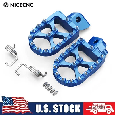 Pedais CNC Foot Pegs para Yamaha YZ125/250 1998-2023 YZ250F 250X 250FX 2016-2023 - Imagem 1 de 4