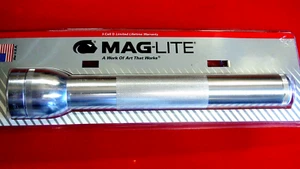 Maglite S3D106 Maglite Krypton Flashlight 3D-Cell Silver 1/99 model Brand New !! - Picture 1 of 10