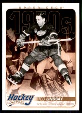 2011-12 Upper Deck Hockey Heroes 1950s / 1960s Ted Lindsay Detroit Red Wings