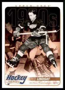 2011-12 Upper Deck Hockey Heroes 1950s / 1960s Ted Lindsay Detroit Red Wings